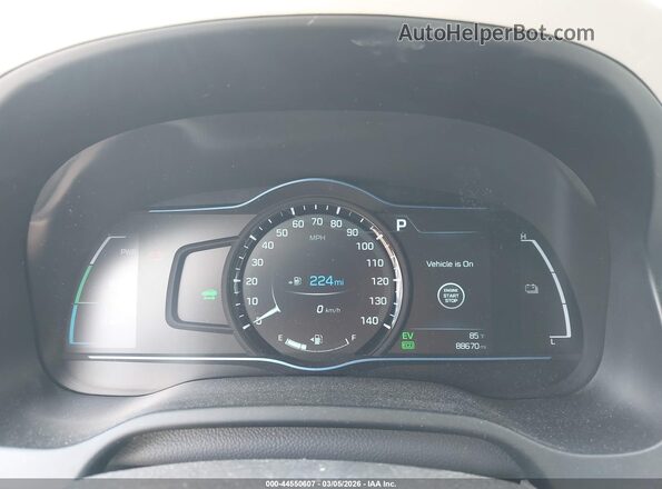 KMHC85LC9HU035810 2017 HYUNDAI IONIQ HYBRID Gray 