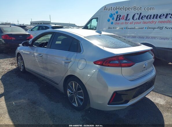 KMHC85LCXJU083855 2018 HYUNDAI IONIQ HYBRID Silver Задня ліва чверть