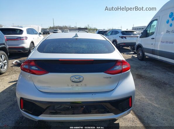 KMHC85LCXJU083855 2018 HYUNDAI IONIQ HYBRID Silver 