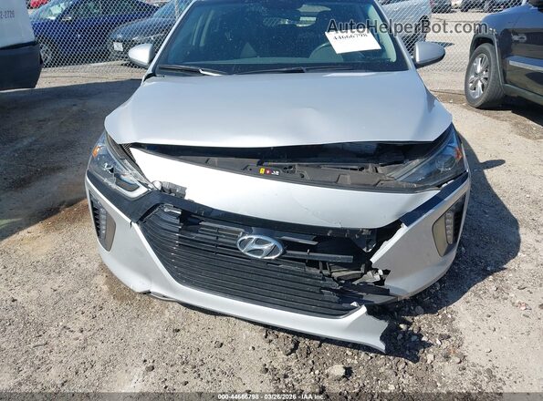 KMHC85LCXJU083855 2018 HYUNDAI IONIQ HYBRID Silver Вид щитка приладів