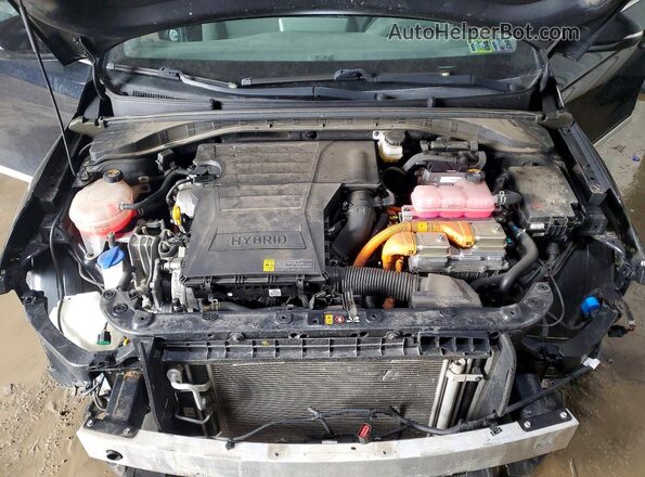 KMHC85LCXMU245083 2021 HYUNDAI IONIQ Черный Вид задней части салона