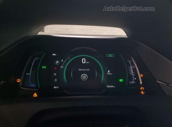 KMHC85LCXMU245083 2021 HYUNDAI IONIQ Черный Вид щитка приборов