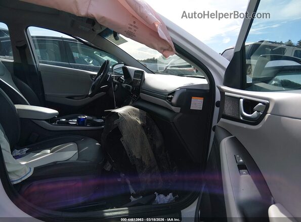 KMHC85LJ8LU061158 2020 HYUNDAI IONIQ ELECTRIC White წინა სალონის ხედი