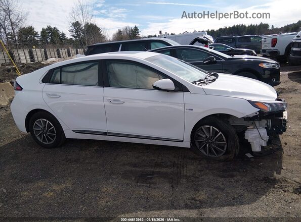KMHC85LJ8LU061158 2020 HYUNDAI IONIQ ELECTRIC White უკანა სალონის ხედი