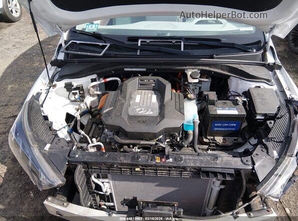 KMHC85LJ8LU061158 2020 HYUNDAI IONIQ ELECTRIC White უკანა ხედი