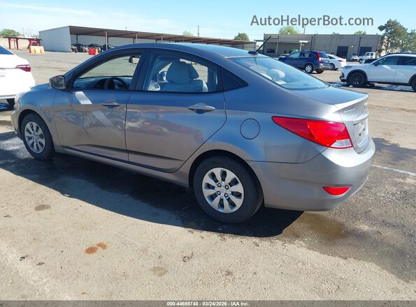 KMHCT4AE1GU967544 2016 HYUNDAI ACCENT Gray Задня ліва чверть
