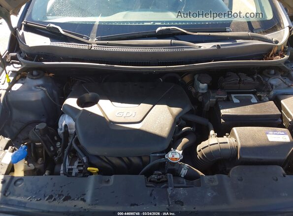 KMHCT4AE1GU967544 2016 HYUNDAI ACCENT Gray Вид ззаду