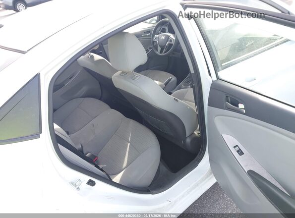 KMHCT4AE5HU285395 2017 HYUNDAI ACCENT White Вид наклейки з VIN-кодом