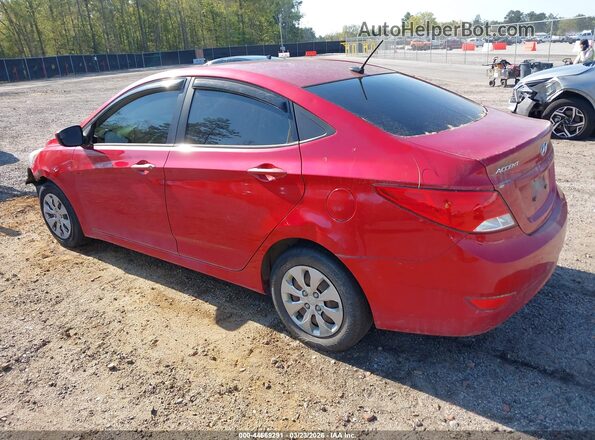 KMHCT4AE7GU991024 2016 HYUNDAI ACCENT Red Trasero izquierdo