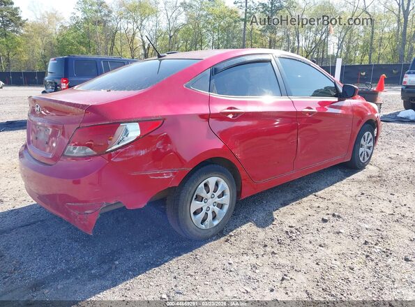 KMHCT4AE7GU991024 2016 HYUNDAI ACCENT Red Trasero derecho