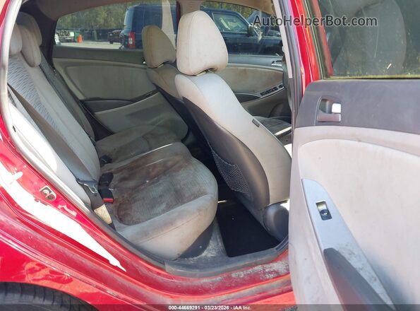 KMHCT4AE7GU991024 2016 HYUNDAI ACCENT Red Vista de la etiqueta del VIN