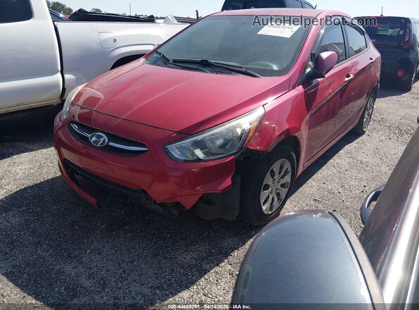 KMHCT4AE7GU991024 2016 HYUNDAI ACCENT Red Vista tres cuartos delantera izquierda