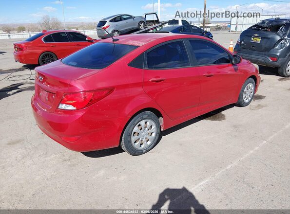 KMHCT4AE8GU030173 2016 HYUNDAI ACCENT Red Trasero derecho