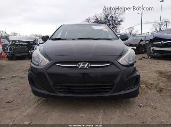 KMHCT5AEXGU240053 2016 HYUNDAI ACCENT Black ხელსაწყოთა პანელის ხედი