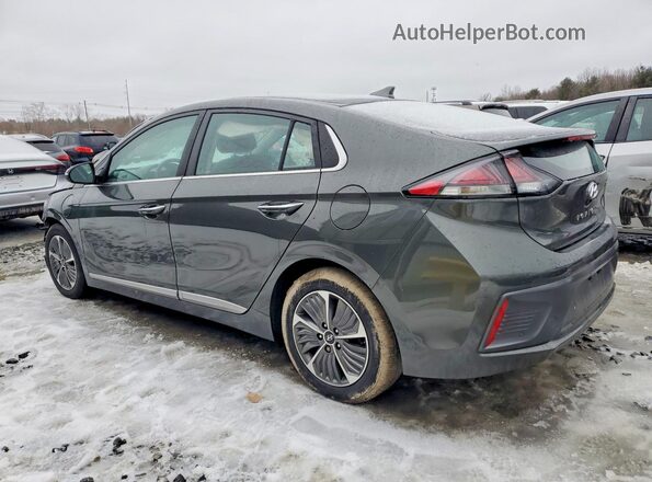 KMHCX5LD7MU250494 2021 HYUNDAI IONIQ Gray Trasero izquierdo
