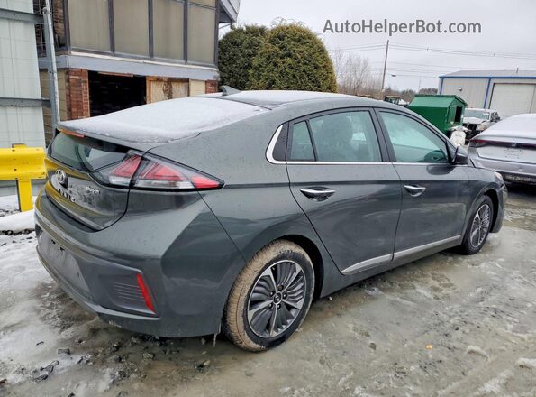 KMHCX5LD7MU250494 2021 HYUNDAI IONIQ Gray Trasero derecho