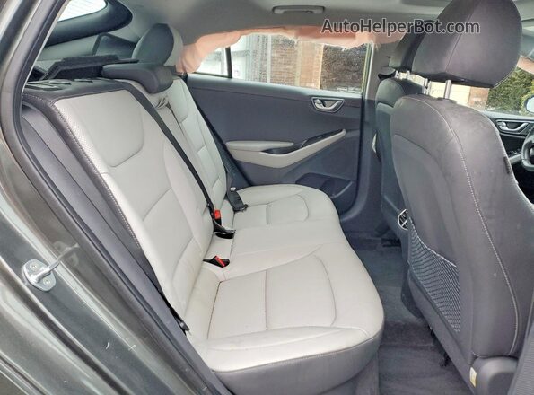 KMHCX5LD7MU250494 2021 HYUNDAI IONIQ Gray Vista de los asientos traseros