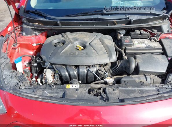 KMHD35LH6GU334166 2016 HYUNDAI ELANTRA GT Red Rear view