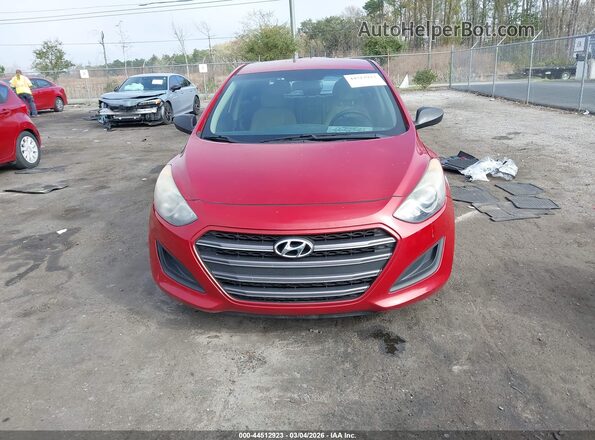 KMHD35LH6GU334166 2016 HYUNDAI ELANTRA GT Red Instrument cluster view