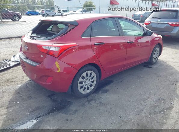 KMHD35LH6GU334166 2016 HYUNDAI ELANTRA GT Red Rear right