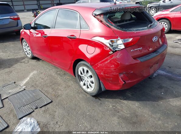 KMHD35LH6GU334166 2016 HYUNDAI ELANTRA GT Red Rear left