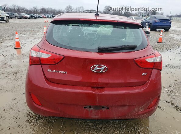 KMHD35LH8GU315232 2016 HYUNDAI ELANTRA Red Vista trasera
