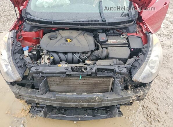 KMHD35LH8GU315232 2016 HYUNDAI ELANTRA Red Vista interior trasera