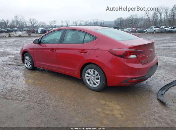 KMHD74LF1KU791831 2019 HYUNDAI ELANTRA Red 