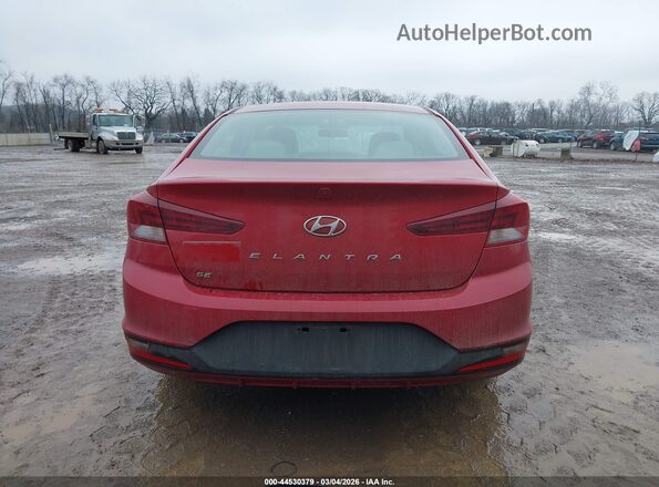 KMHD74LF1KU791831 2019 HYUNDAI ELANTRA Red 