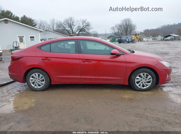 KMHD74LF1KU791831 2019 HYUNDAI ELANTRA Red 