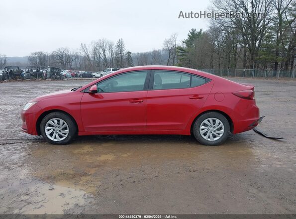 KMHD74LF1KU791831 2019 HYUNDAI ELANTRA Red 