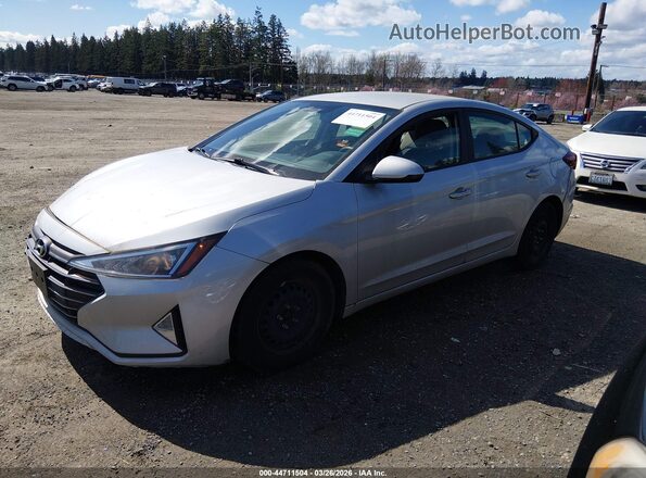 KMHD74LF1KU855284 2019 HYUNDAI ELANTRA Silver Front left