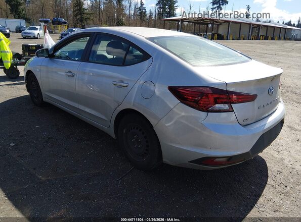 KMHD74LF1KU855284 2019 HYUNDAI ELANTRA Silver Rear left