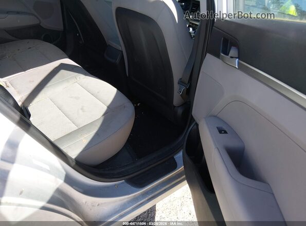 KMHD74LF1KU855284 2019 HYUNDAI ELANTRA Silver VIN sticker view