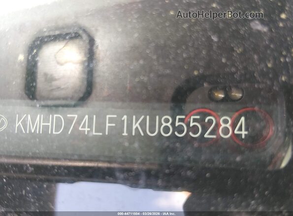 KMHD74LF1KU855284 2019 HYUNDAI ELANTRA Silver 