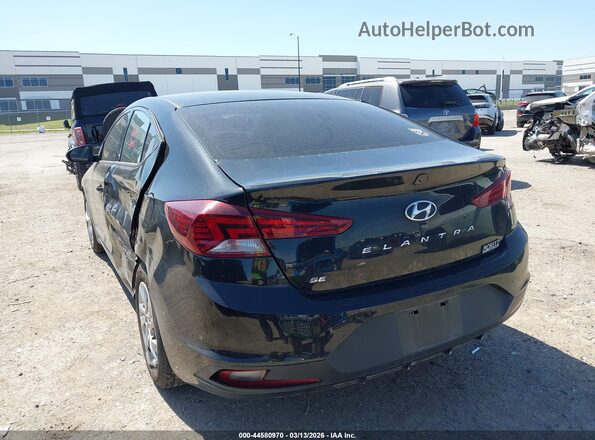 KMHD74LF1LU957332 2020 HYUNDAI ELANTRA Black Rear left
