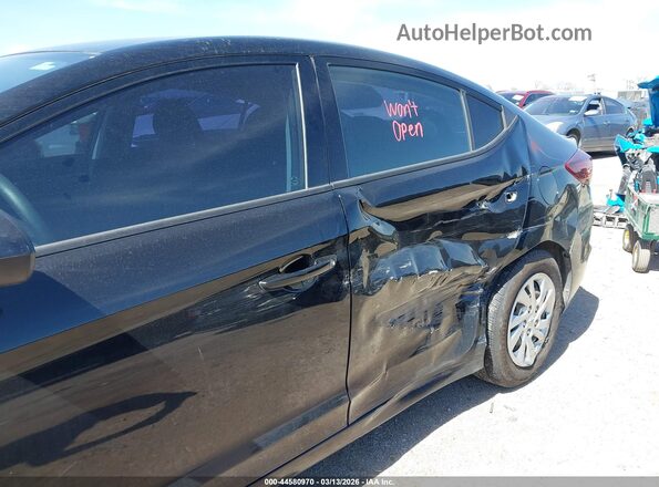 KMHD74LF1LU957332 2020 HYUNDAI ELANTRA Black Front view