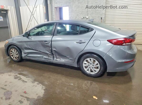 KMHD74LF2HU088117 2017 HYUNDAI ELANTRA Серебряный Задняя левая четверть
