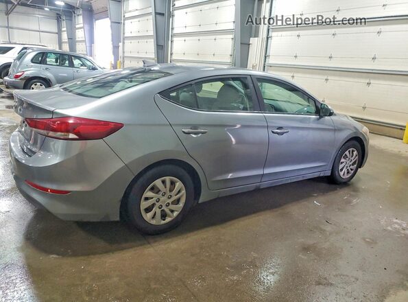 KMHD74LF2HU088117 2017 HYUNDAI ELANTRA Серебряный Задняя правая четверть