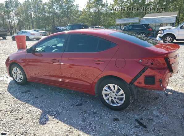 KMHD74LF2KU816574 2019 HYUNDAI ELANTRA Red 