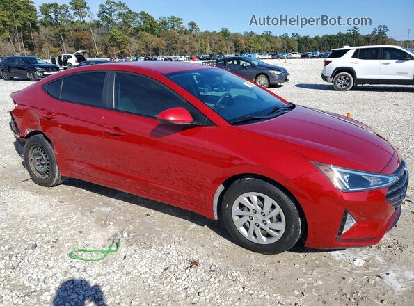KMHD74LF2KU816574 2019 HYUNDAI ELANTRA Red 
