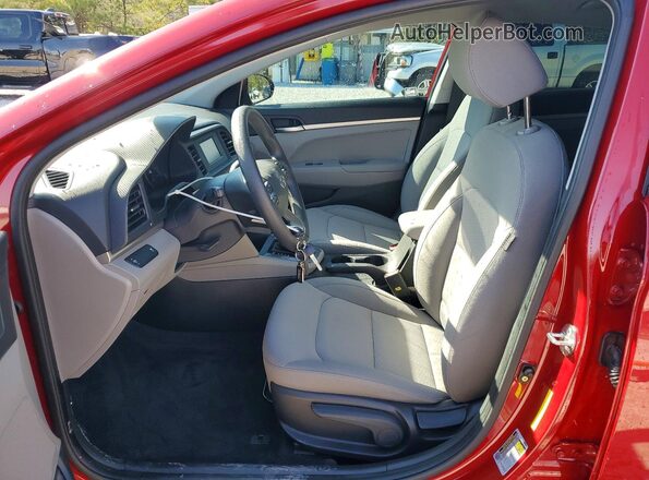 KMHD74LF2KU816574 2019 HYUNDAI ELANTRA Red 