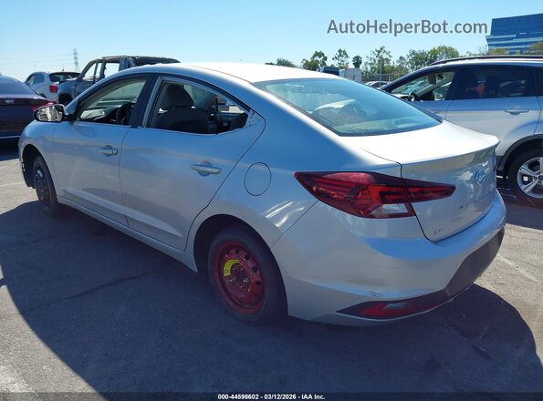 KMHD74LF2KU861577 2019 HYUNDAI ELANTRA Silver Rear left