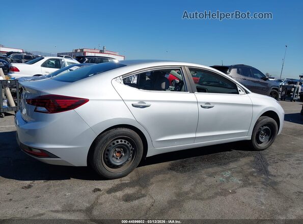KMHD74LF2KU861577 2019 HYUNDAI ELANTRA Silver Rear interior view
