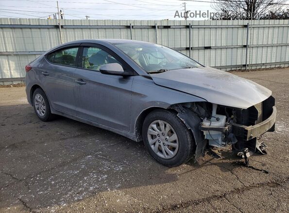 KMHD74LF3JU582038 2018 HYUNDAI ELANTRA Gray Delantero derecho