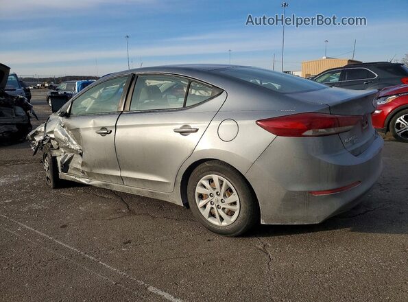KMHD74LF3JU582038 2018 HYUNDAI ELANTRA Gray Trasero izquierdo