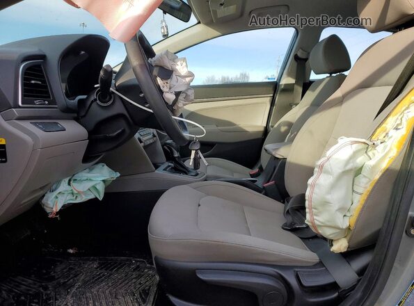 KMHD74LF3JU582038 2018 HYUNDAI ELANTRA Gray Vista interior delantera