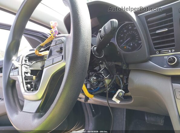 KMHD74LF5HU329894 2017 HYUNDAI ELANTRA Черный Вид спереди
