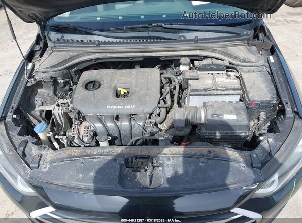 KMHD74LF5HU329894 2017 HYUNDAI ELANTRA Черный Вид сзади