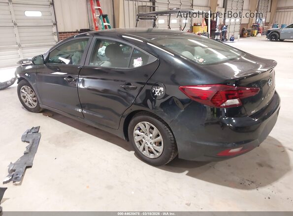 KMHD74LF7KU786536 2019 HYUNDAI ELANTRA Черный Задняя левая четверть